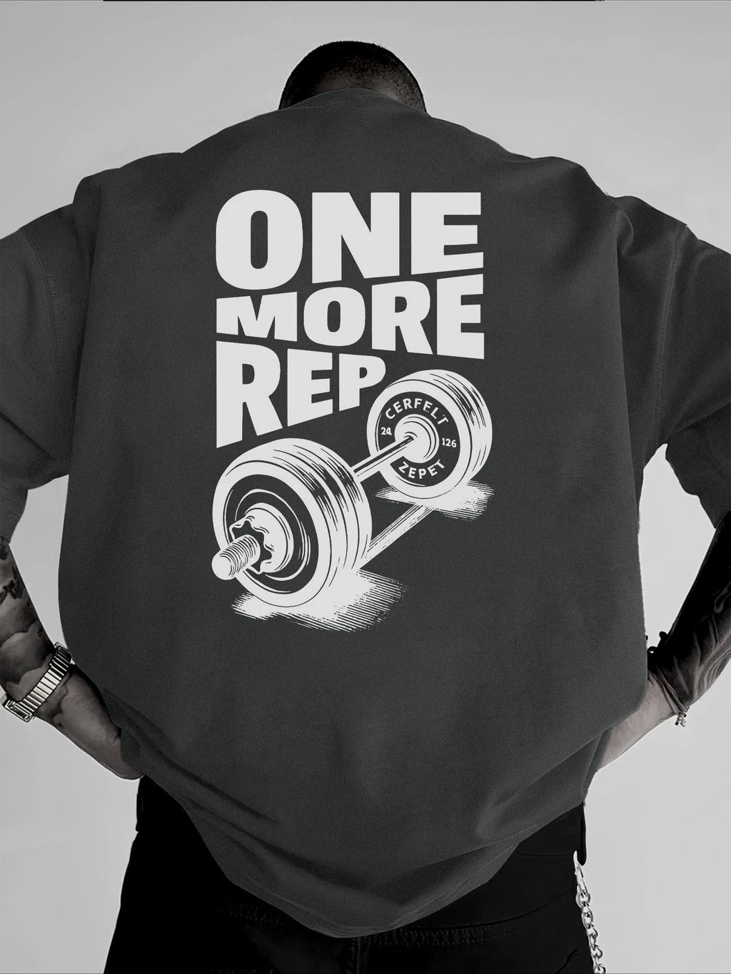 Funny Gym Workout ONE MORE REP Cotton T-shirt