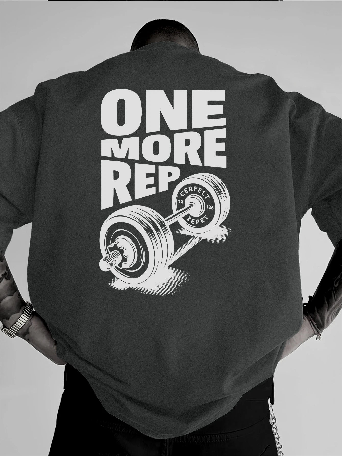 Funny Gym Workout ONE MORE REP Cotton T-shirt
