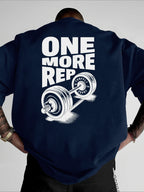 Funny Gym Workout ONE MORE REP Cotton T-shirt