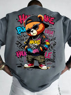 Gangsta Teddy Bear Graffiti T-Shirt
