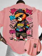 Gangsta Teddy Bear Graffiti T-Shirt