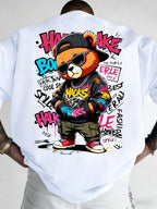 Gangsta Teddy Bear Graffiti T-Shirt