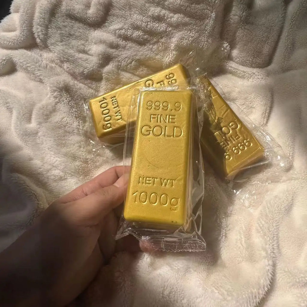 Gold Bar Squishy Squeeze Stress Relief Fidget Toy