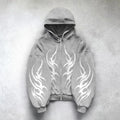 Gothic Punk Hoodie Y2K Full Zip