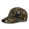 Graffiti Baseball Cap With Gold Stamping