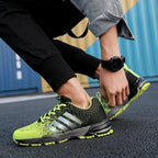 Sports Sneakers Stripes Gradient Breathable Running Shoes