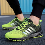 Sports Sneakers Stripes Gradient Breathable Running Shoes