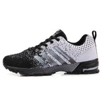 Sports Sneakers Stripes Gradient Breathable Running Shoes