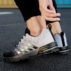 Sports Sneakers Stripes Gradient Breathable Running Shoes