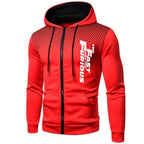 Gym Tracksuit 2pcs Set Fast Furious Hoodie Sweats Workout Outfit