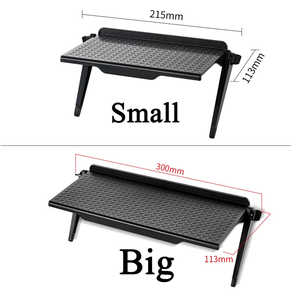 TV Screen Top Shelf Stand Organiser - For Monitors Store Remote Controls Routers Computer Mouse & Accessories