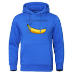 Funny "Dolce and Banana" Hoodie Sweatshirt Unisex Fleece Pullover