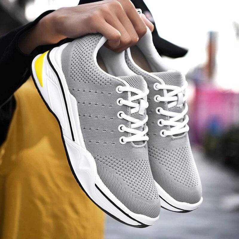 Elevator AirMesh Sneakers Sport Heightening Tall Shoes - Instantly Boost Height 8cm