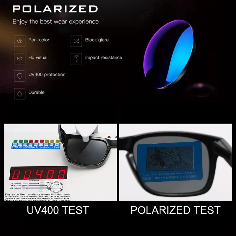 Classic Fashion Sunglasses Square Stylish Sports Shades UV400-Keep Melbourne Marvellous Official Store