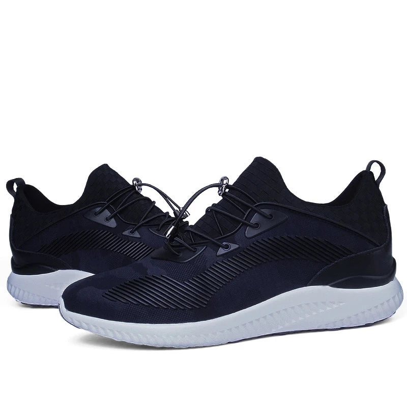 Elevator Platform Shoes Air Mesh Sneakers Instantly Boost Height 8cm