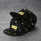 Hip Hop Embroidered Flat Brim Cap