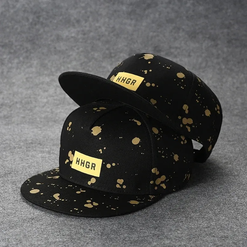 Hip Hop Embroidered Flat Brim Cap