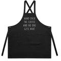 "Hand Over The Coffee" Designer Apron For Coffee Lovers