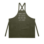 Hand Over The Coffee Apron For Home Cooks Baristas BBQ Chefs