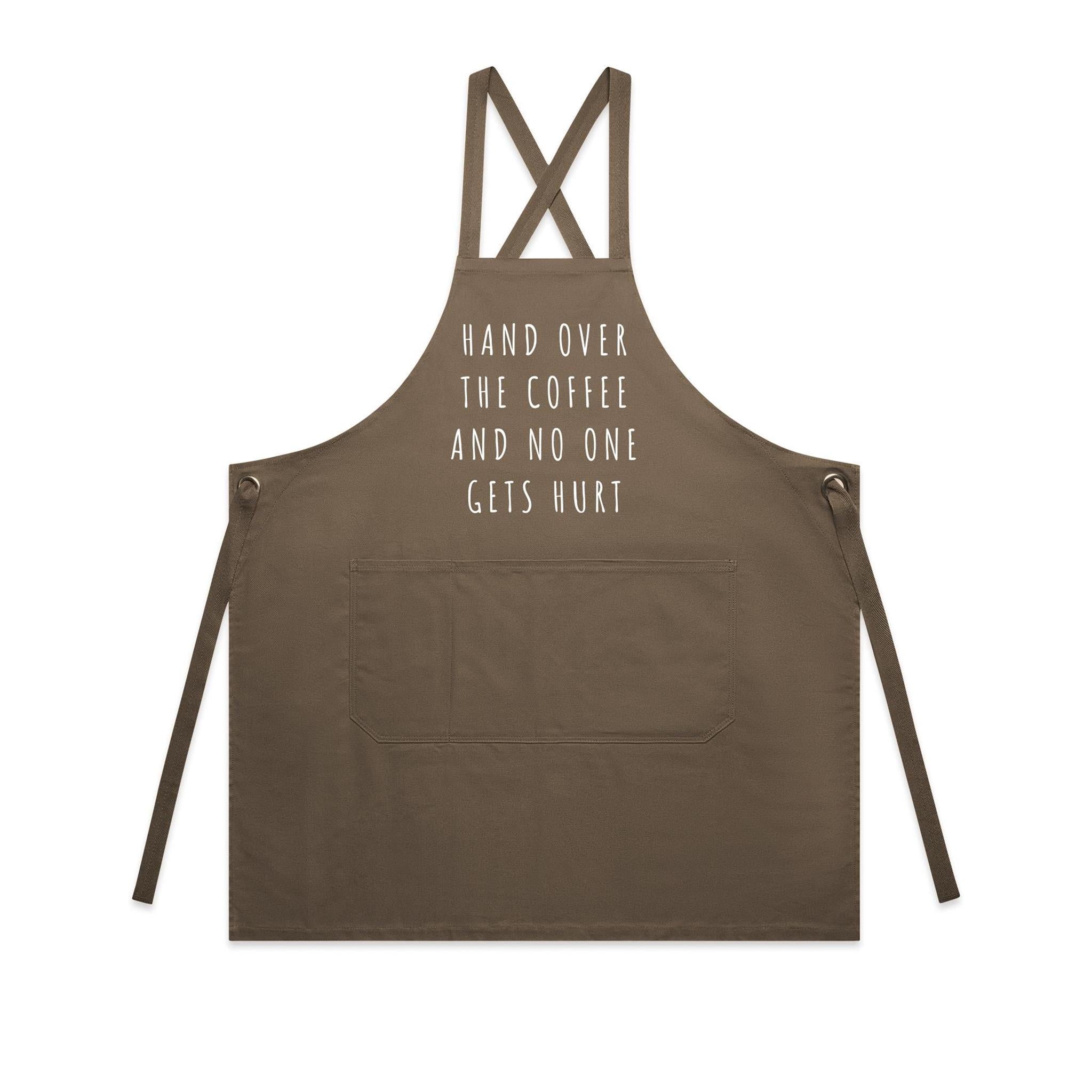 Hand Over The Coffee Apron For Home Cooks Baristas BBQ Chefs