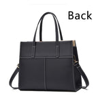 Tote Work Office Handbag Patchwork Design With Shoulder Strap