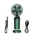 Handheld Portable Cooling Fan 5-Speed 1800mAh Rechargeable