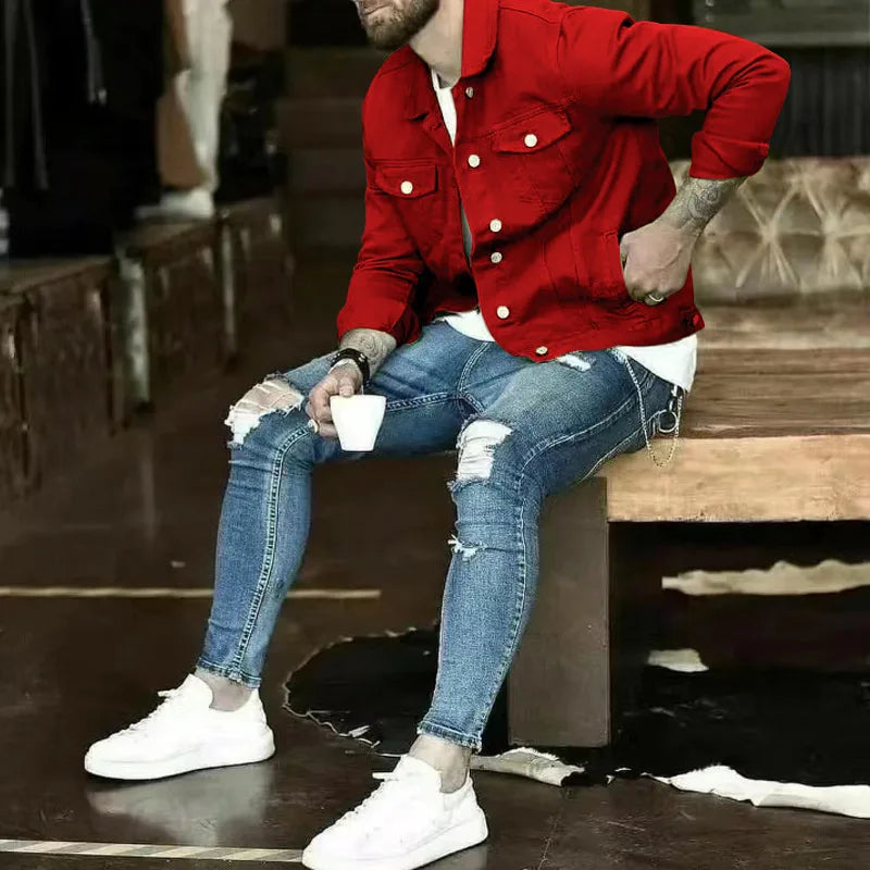 Denim Classic Jeans Jacket Men's