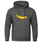 Funny "Dolce and Banana" Hoodie Sweatshirt Unisex Fleece Pullover