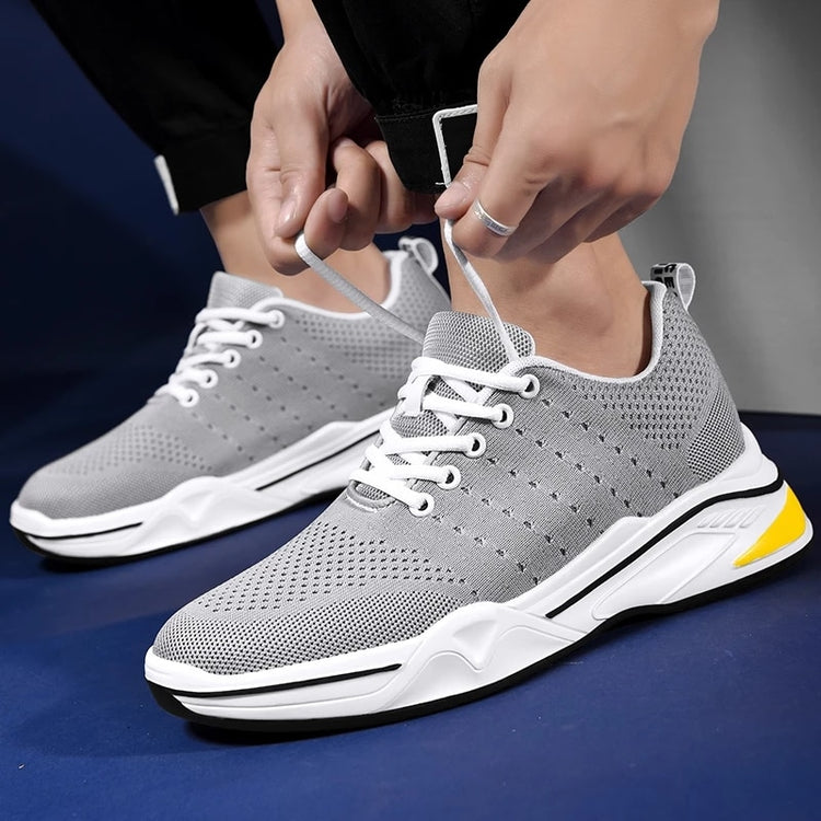 Elevator AirMesh Sneakers Sport Heightening Tall Shoes - Instantly Boost Height 8cm