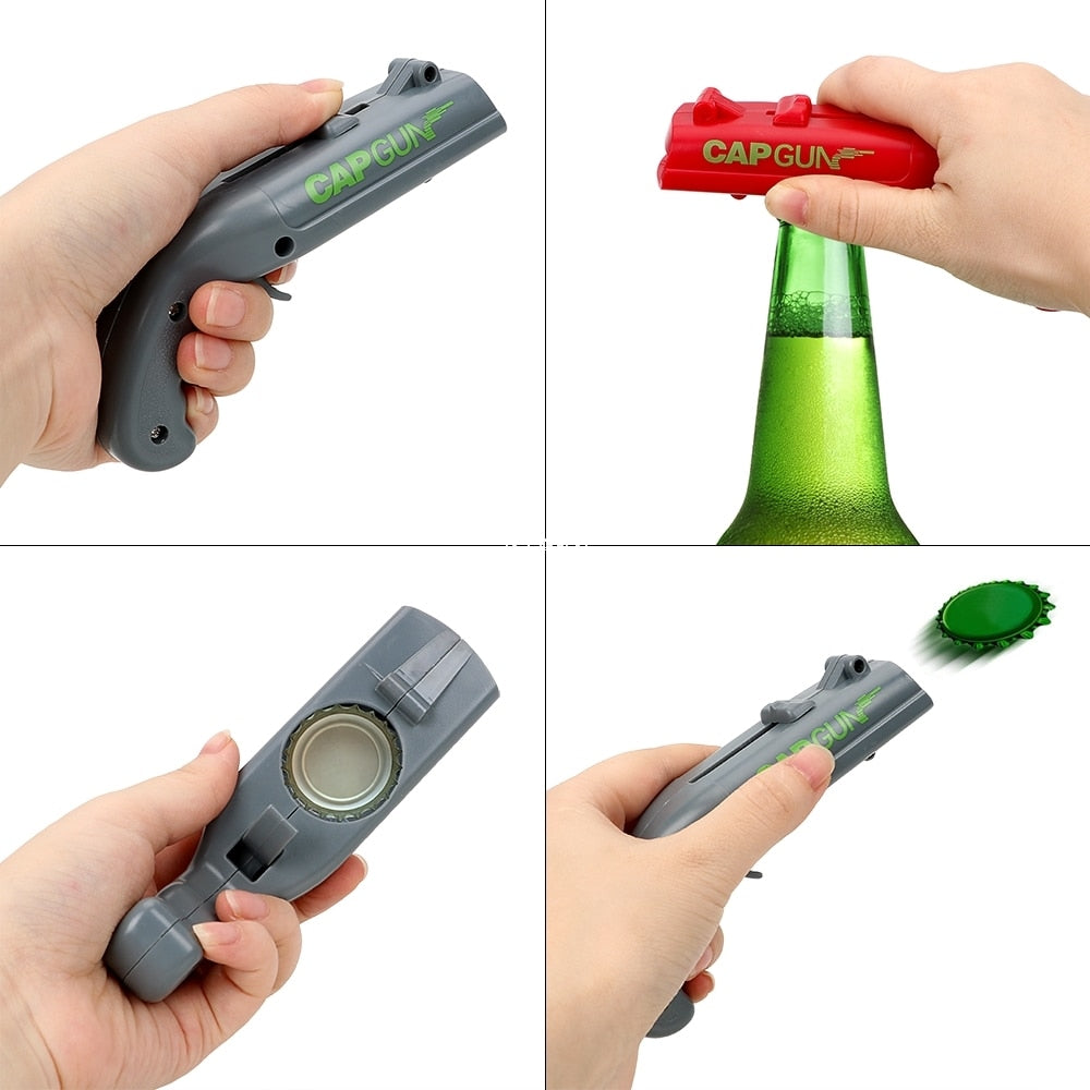 Novelty Bottle Opener Cap Launcher Drinking Games