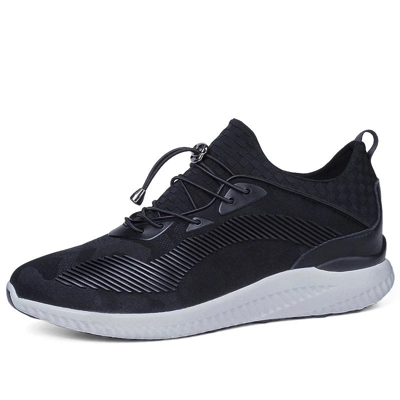 Elevator Platform Shoes Air Mesh Sneakers Instantly Boost Height 8cm