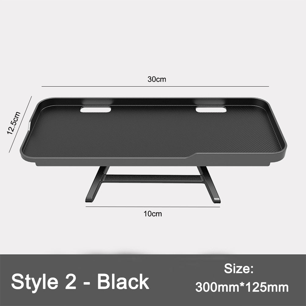 TV Screen Top Shelf Stand Organiser - For Monitors Store Remote Controls Routers Computer Mouse & Accessories