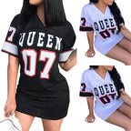 "Queen" Hip-Hop Baggy T-shirt Pullover Top