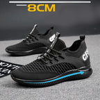 Height-Boosting AirMesh Sneakers Elevator Platform Shoes - Instantly Boost 8cm