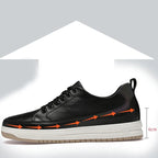 Platform 6cm Elevator Shoes Genuine Cow Leather Sneakers Make You Taller