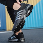 Sports Sneakers Stripes Gradient Breathable Running Shoes