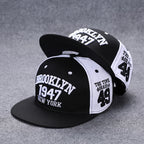 Hip Hop Embroidered Flat Brim Cap