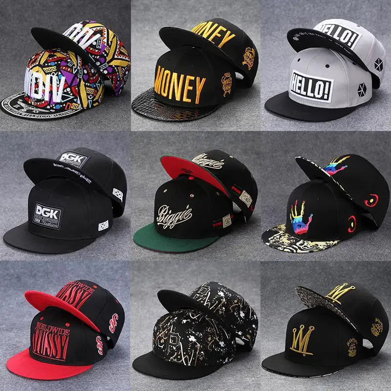 Hip Hop Streetwear Baseball Cap Snapback Hat