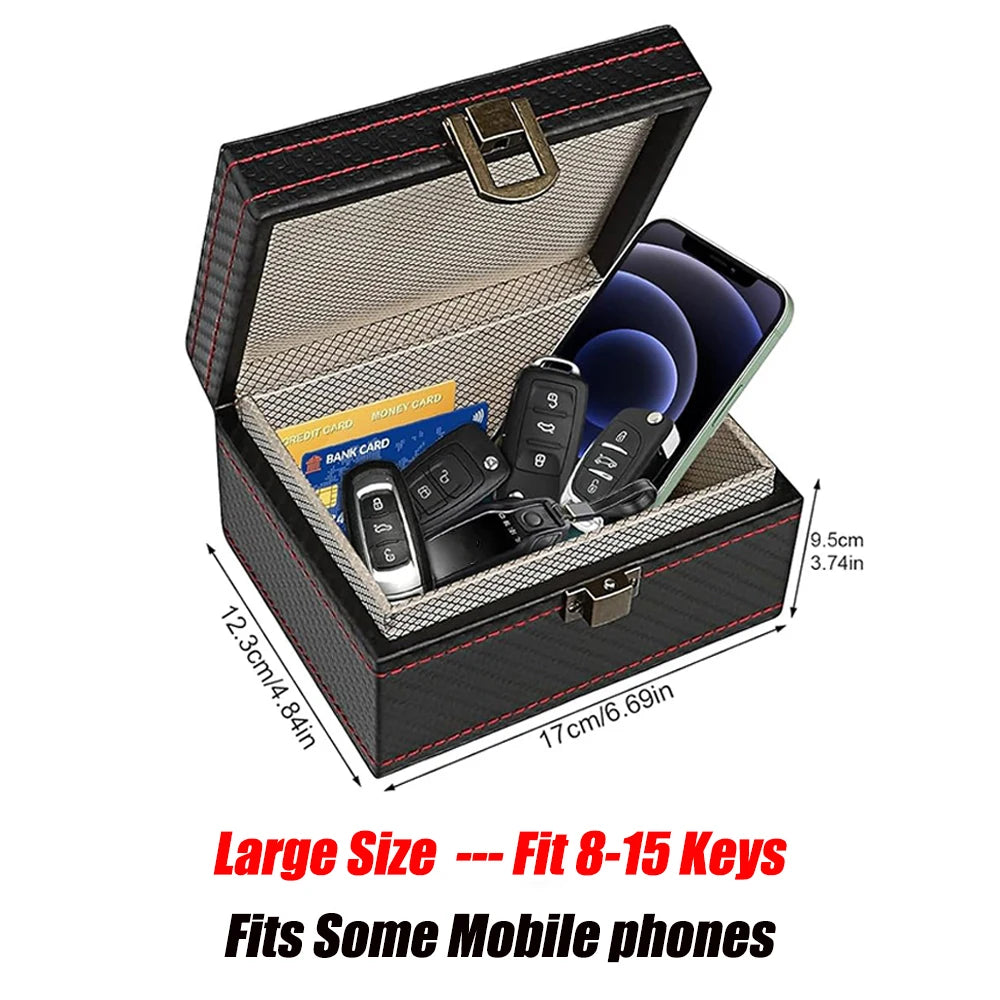 Faraday Car Keys Box | Stop Keyless Car Theft Relay Attack Signal Blocker