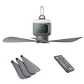 Ceiling Fan Portable Air Cooling Camping Tent Rechargeable 12000mAh