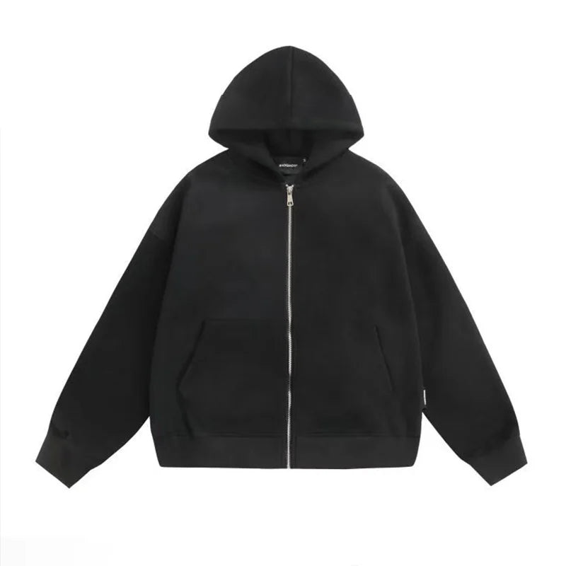 Hoodie Backpack Integrated Travel Compartment Full-Zip Hoodie