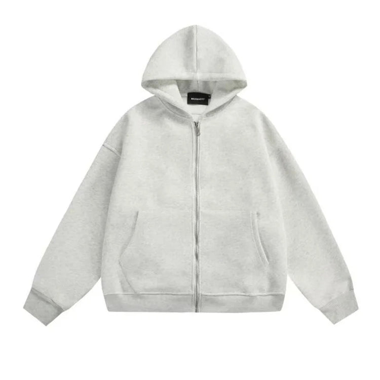 Hoodie Backpack Integrated Travel Compartment Full-Zip Hoodie-Keep Melbourne Marvellous Official Store