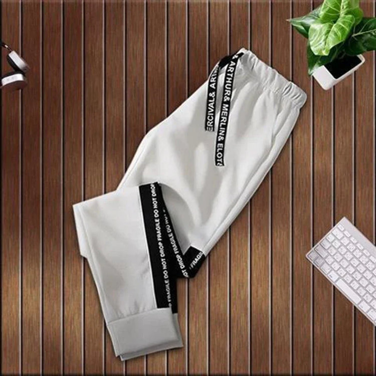 Hoodie Black-White Design Pullover and Track Sweatpants-Keep Melbourne Marvellous Official Store