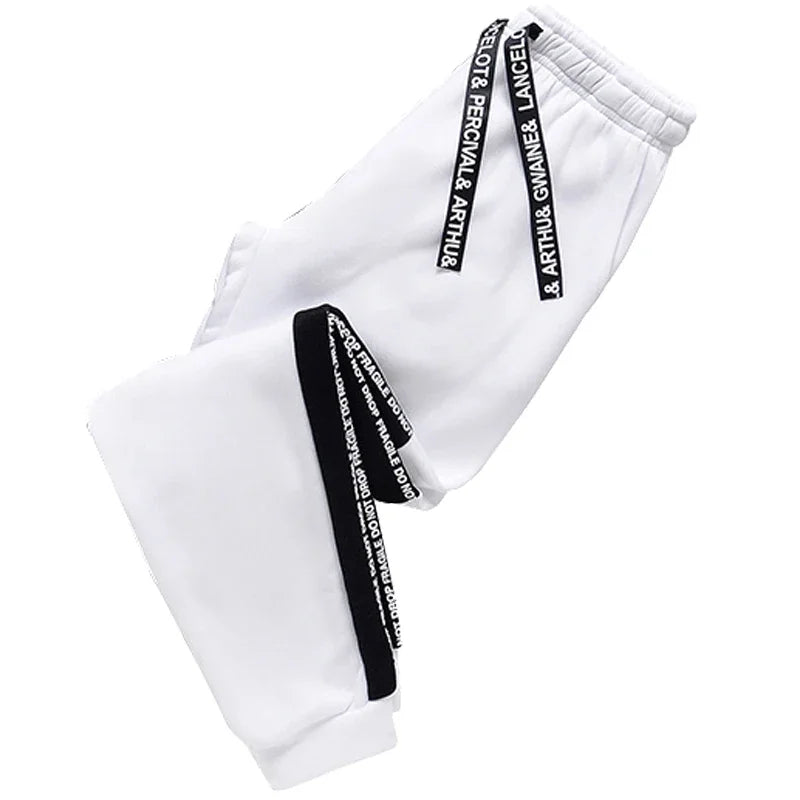 Hoodie Black-White Design Pullover and Track Sweatpants-Keep Melbourne Marvellous Official Store