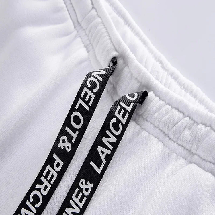 Hoodie Black-White Design Pullover and Track Sweatpants-Keep Melbourne Marvellous Official Store
