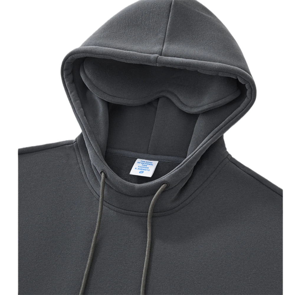 Hoodie with Built-In Eye Mask Travel Sleeping Hack