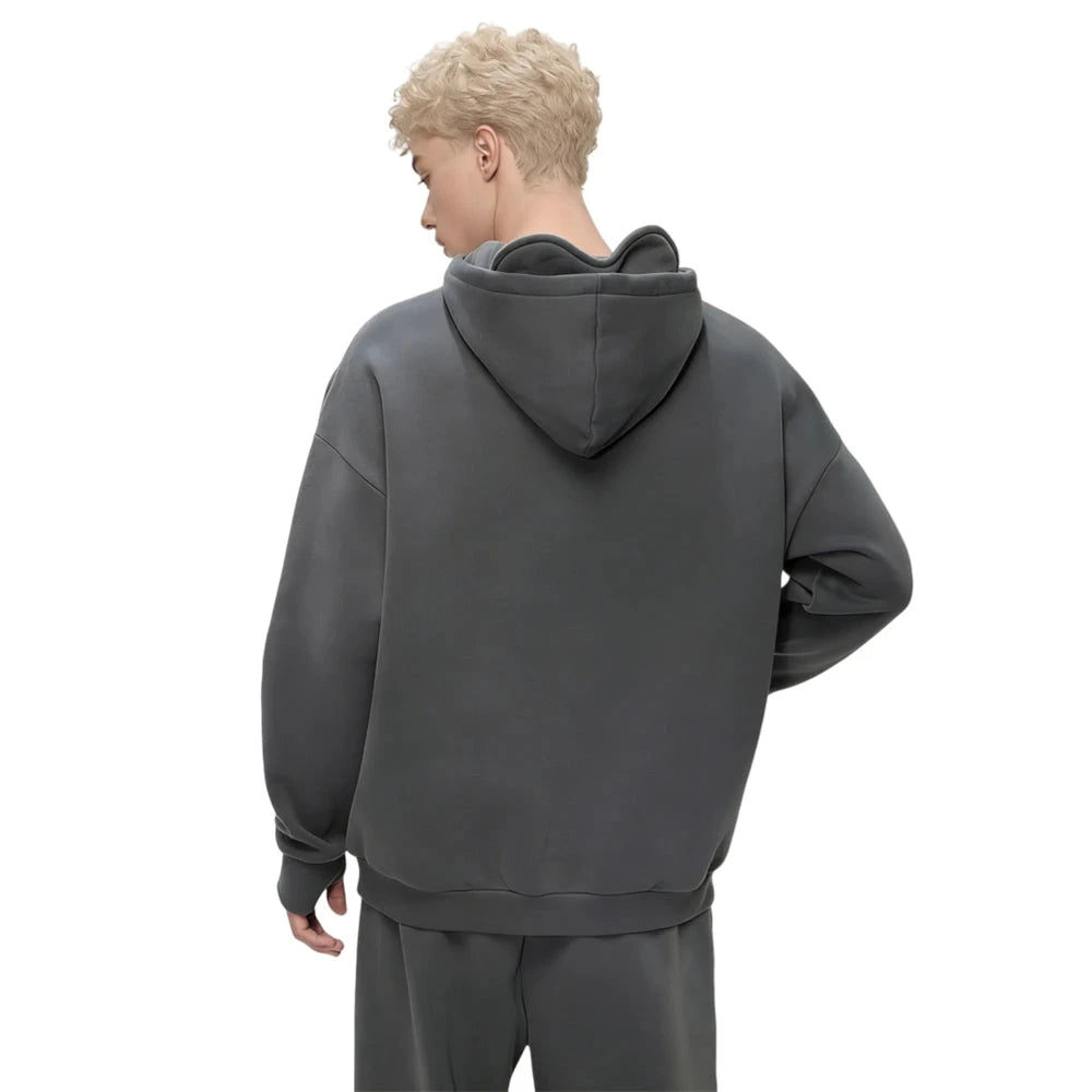 Hoodie with Built-In Eye Mask Travel Sleeping Hack