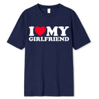 "I Love My Boyfriend" T-shirt Funny Bucks Hens Party Tops