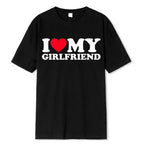 "I Love My Boyfriend" T-shirt Funny Bucks Hens Party Tops