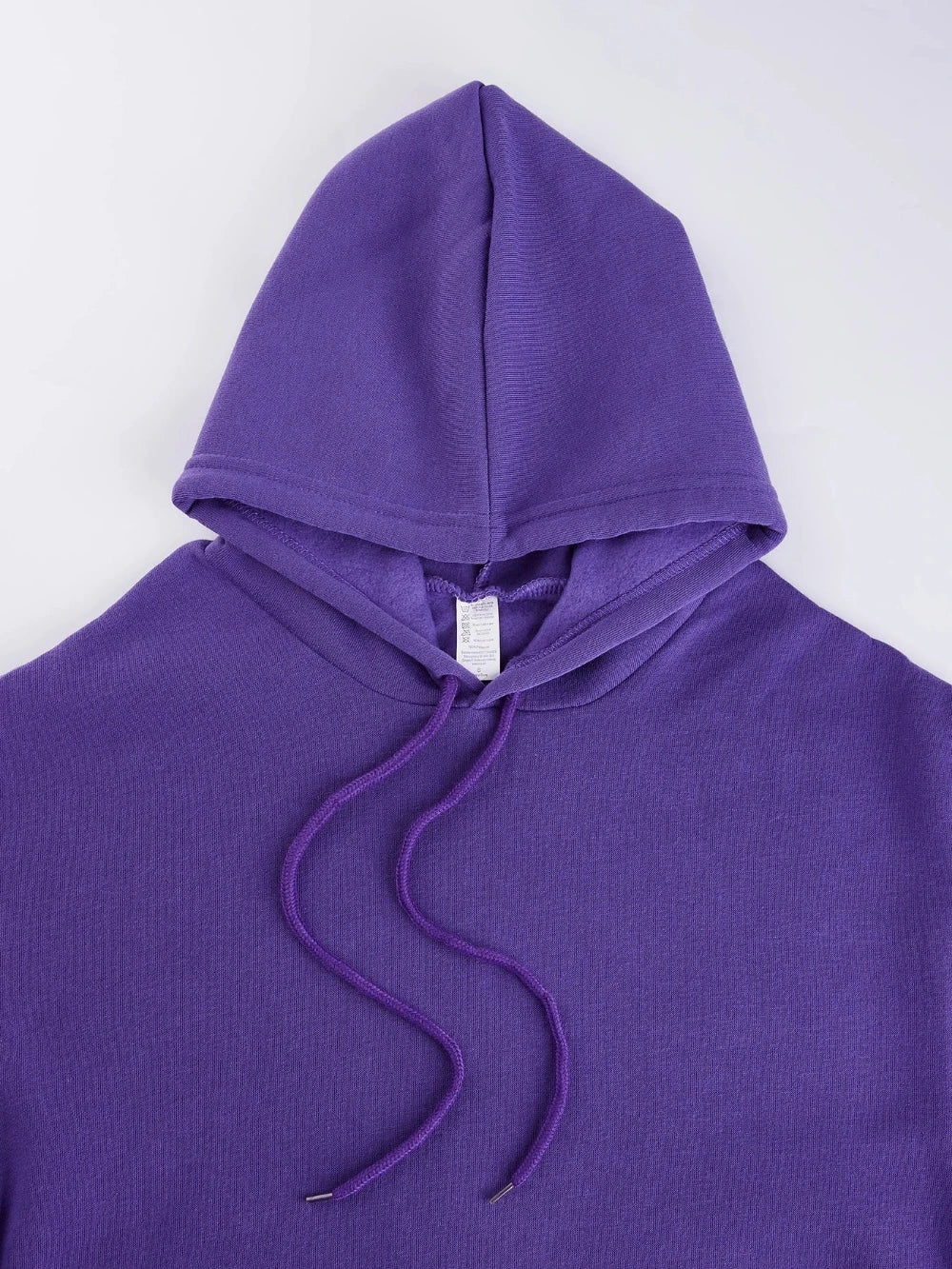 Purple hoodie on a white background
